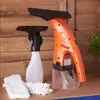 Window Mirror Cleaning Cleaner Squeegee Quick Vacuum Vac Flat Surface