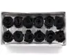 forever black dried giant real touch 3-4cm preserved rose flowers head