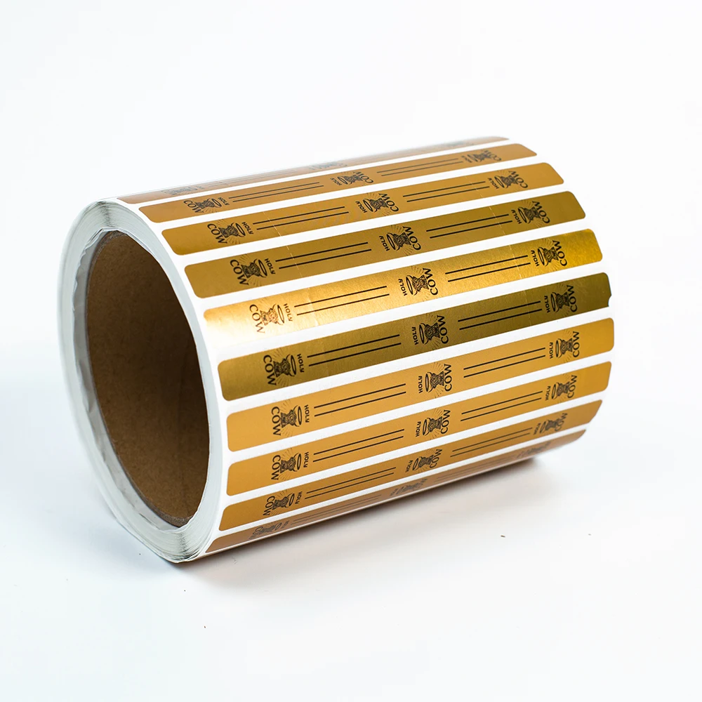 Easy To Tear Bottle Cap Tamper Proof Sealing Label Custom Tamper