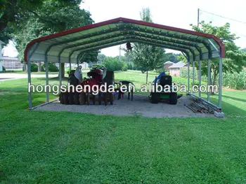 Prefabricated China Cheap Metal Steel Carports Garages Canopy