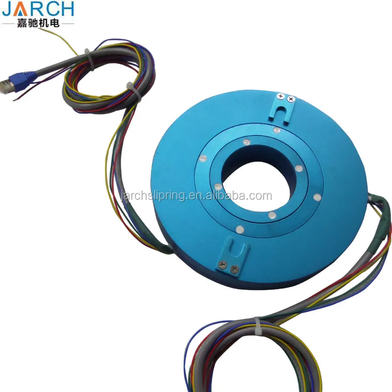 Medical Equipment Rotating 4 Wires Slip Ring Flatter Pancake Slip Ring