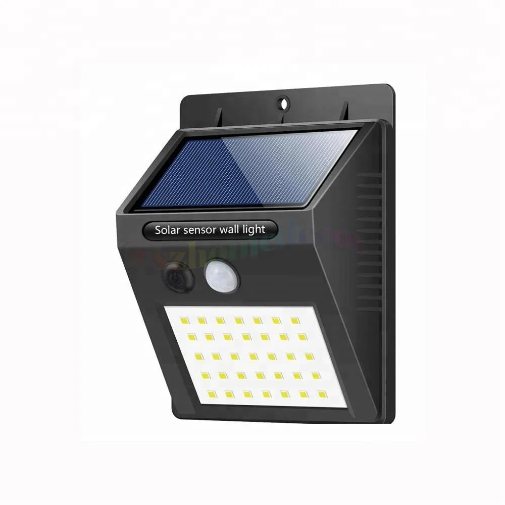 35 LED Solar Lights Outdoor Waterproof Motion Sensor Lighting Wireless Security Light Outside Wall Lamp for Driveway Patio Garde