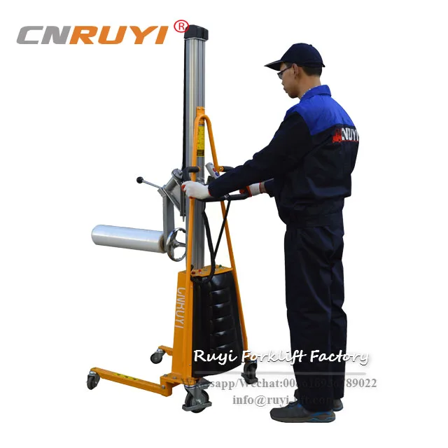 Factory Sale Mini Manual Roll Stacker Plastic Roll Film Lift - Buy