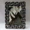Classic braided rope design pewter Photo Frame