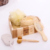 

Wholesale Bath and Body Gift Sets promotional bath set in wooden bag