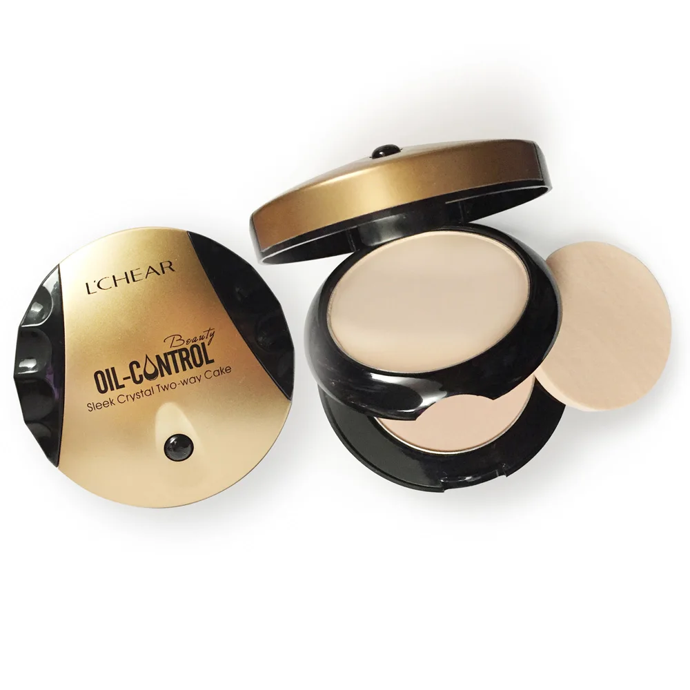 

LCHEAR Private Label High Quality 4 Color Bronzer Pressed Compact Face Powder, Custom