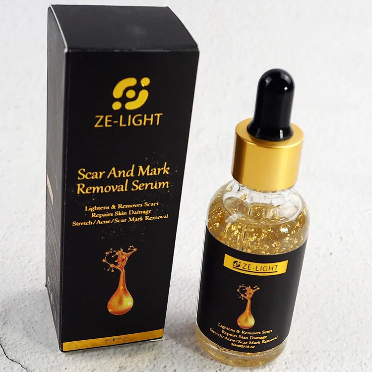 

OEM Skin Repair Face Serum Anti Acne Anti Aging Scar Removal Whitening Serum 24K Gold Acne Scar Removal Serum For Face