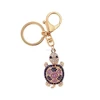 New Arrival S-Yin Jewelry Factory Wholesale Gold Plate Crystal Sea Turtle Charms Key Chains For Bag