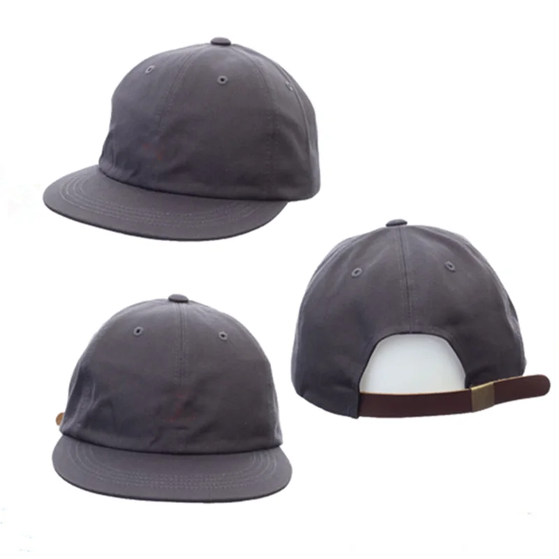 mens leather strap hat