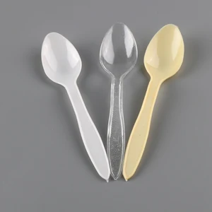 Image of JBelle 120mm 4" Disposable Cutlery Plastic Spoon Disposable