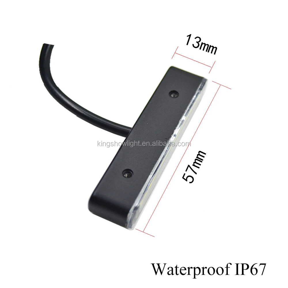 Super Bright RED &  Yellow  LED License Plate Light