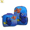 Custom 600d School Bag For Children, Finding Dory 16" Backpack And Insulated Lunch Bag