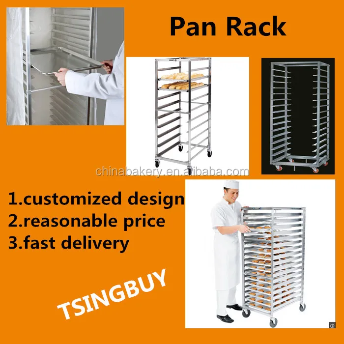 Stainless Steel Kitchen Bakery Trolly Rack/stainless Steel Pan Cart