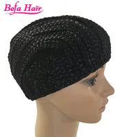 

Hot sale black color Wholesale Price Glueless Hair Net Stocking wig cap for braiding