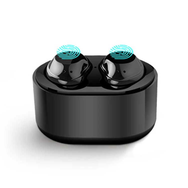 

new waterproof touch wireless blue tooth earphone mini invisible tws stereo earbuds, Black;white