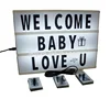 message light up sign letter numbers for led message box christmas board letters