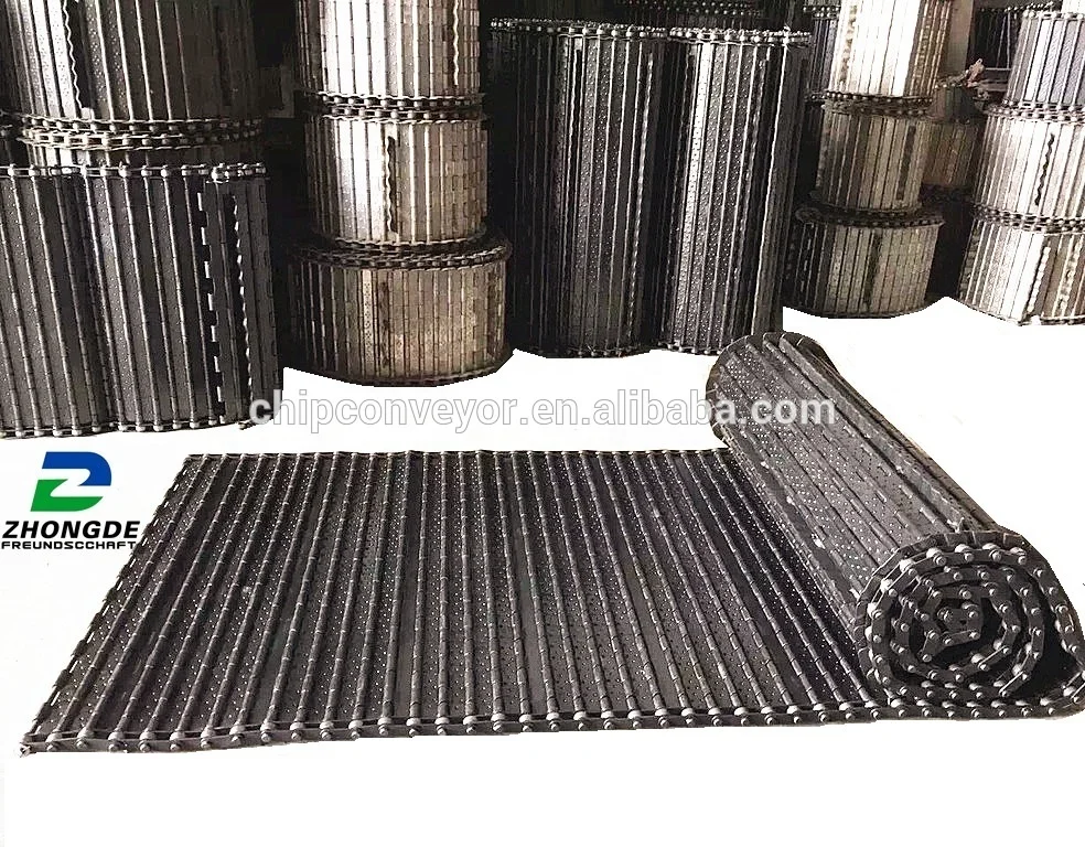 ZDE running stable chain plate chip conveyor014