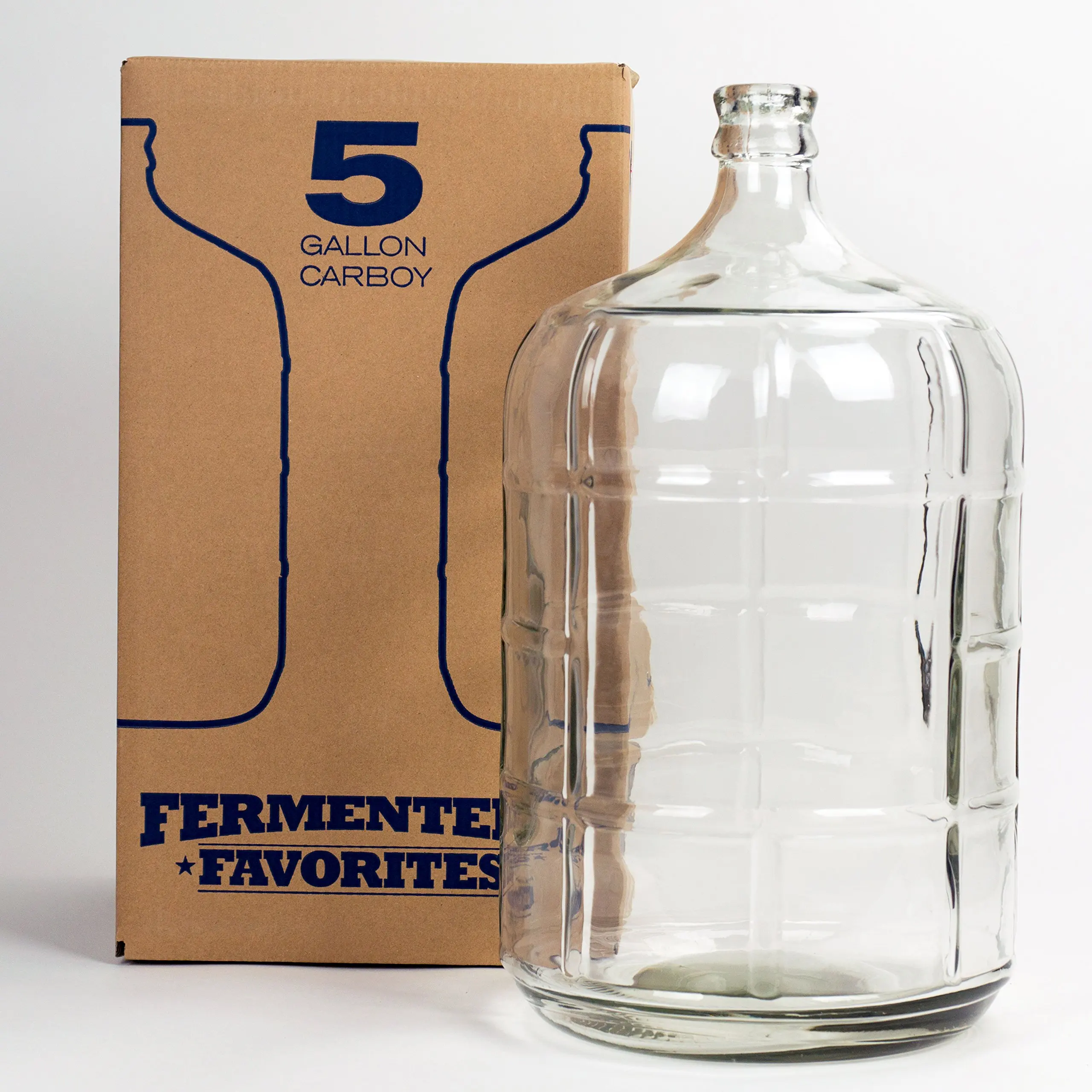 39.99. Fermenter's Favorites 5 Gallon Glass Carboy Fermenter for Home ...