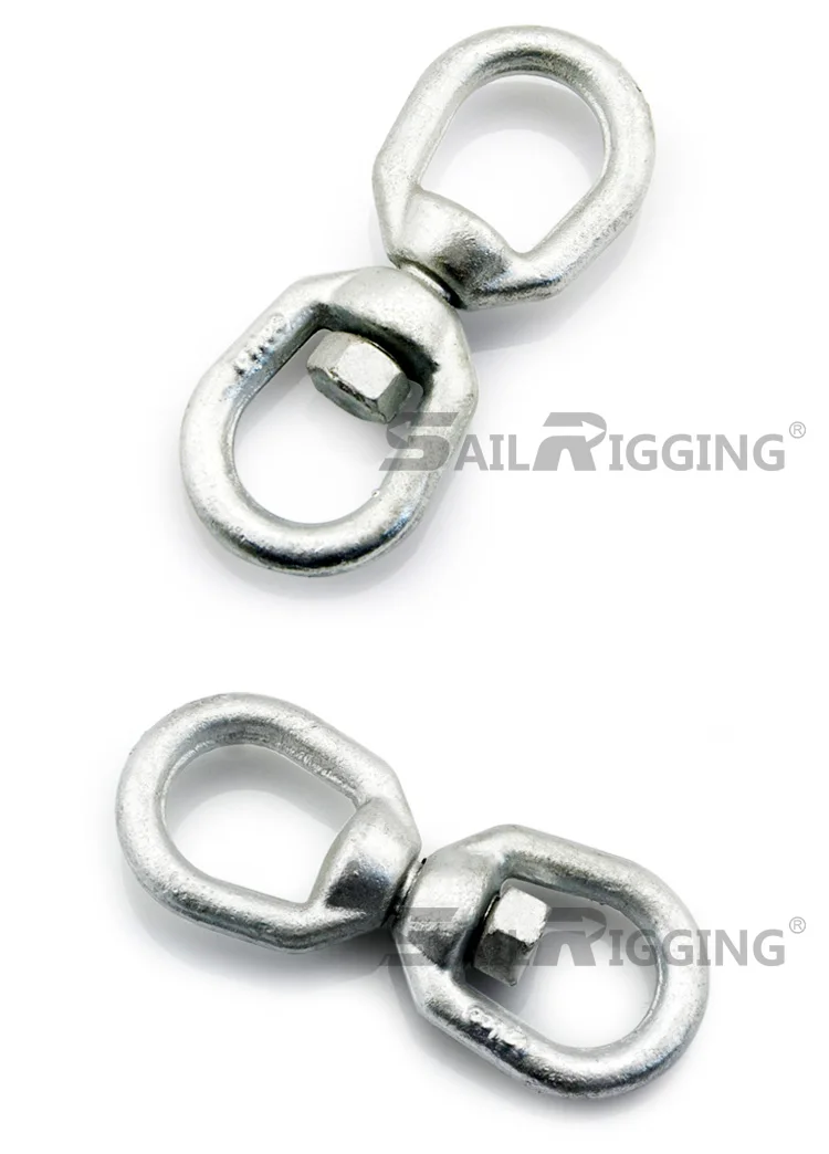 Galvanized Drop Forged G402 me<em></em>tal Anchor l<em></em>ink Chain Swivel