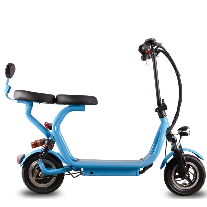 Оптовая продажа 10 дюймов 60 В в 2 Колеса Портативный взрослых Электрический мощность мопед скутер Европа низкая цена от Гуанчжоу Китай