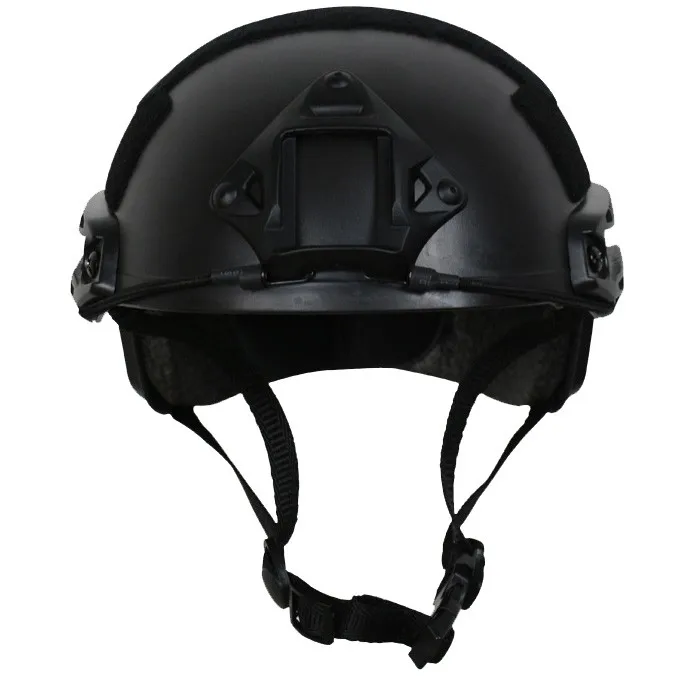 Шлем тактический чёрный. Тактический шлем с наушниками