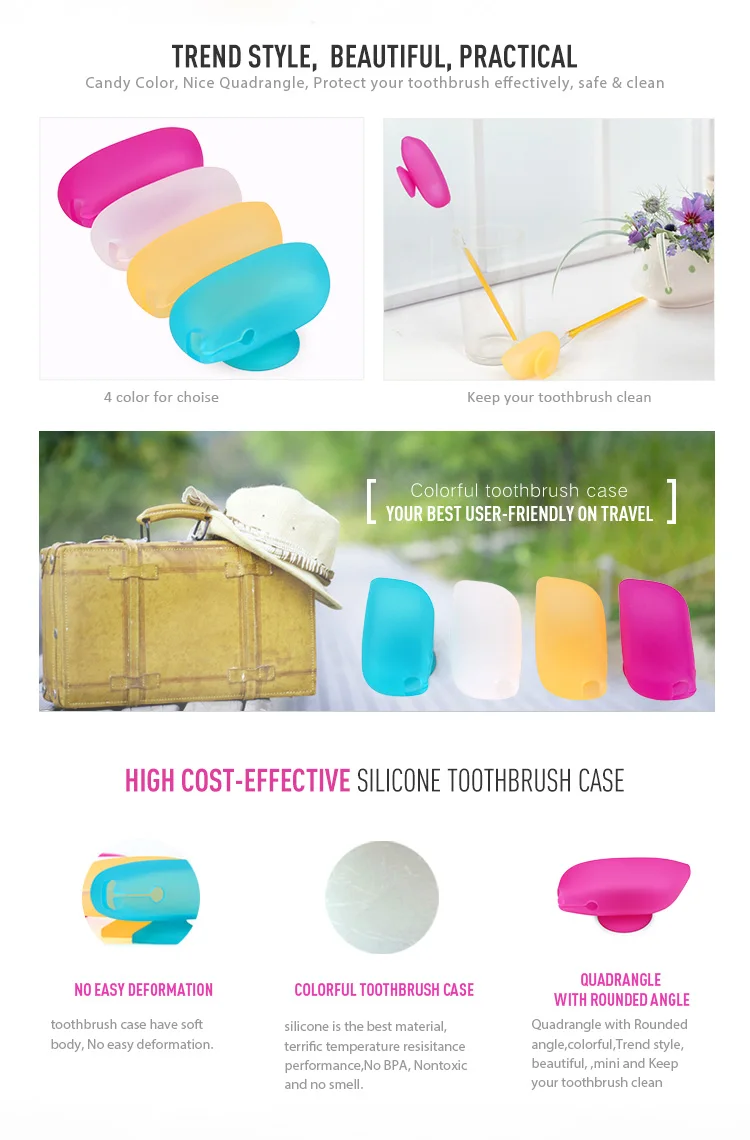 Silicone Toothbrush Case Cover