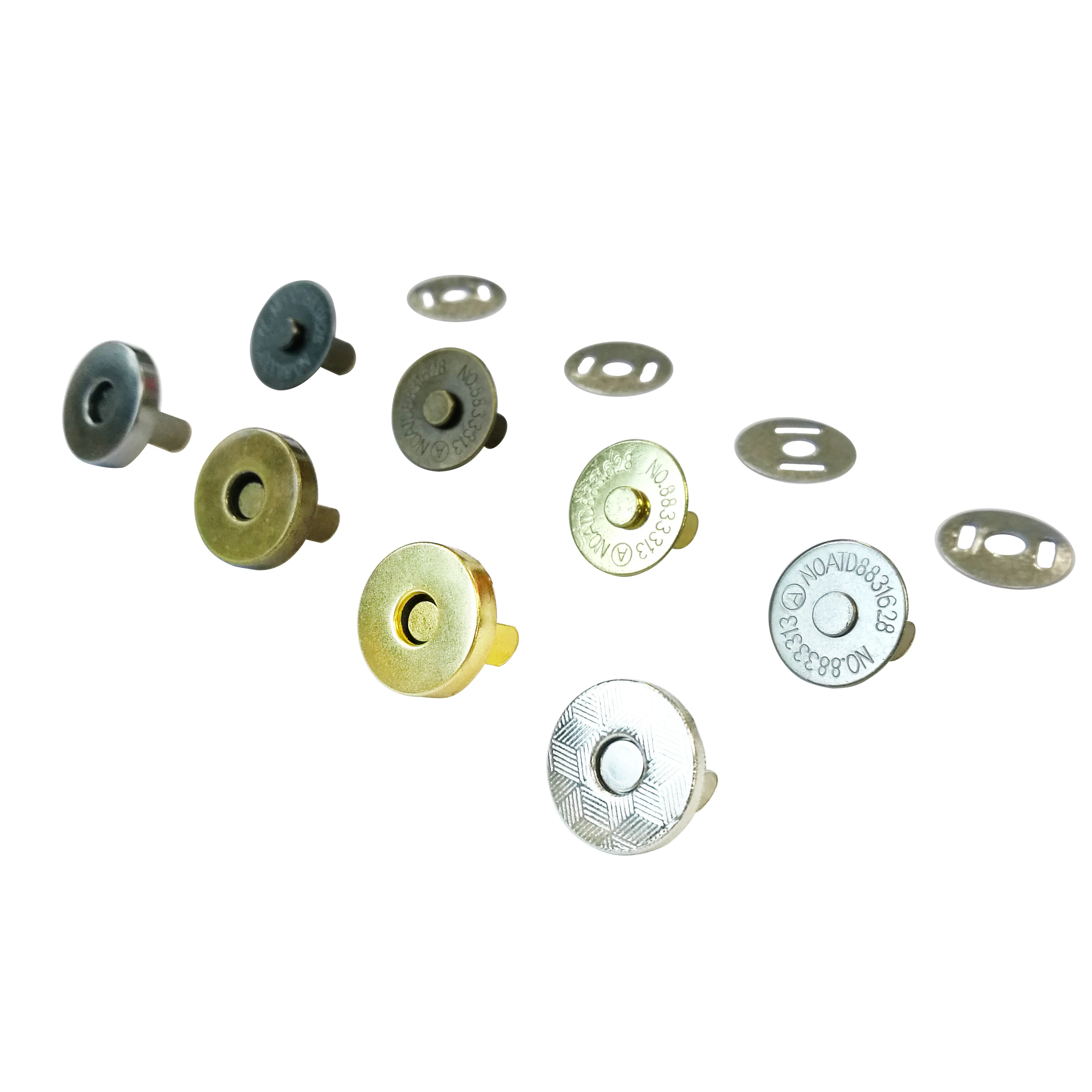 
Metal fitting strong magnet ultra thin snap magnetic button 