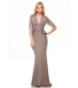 long sleeve mother of the bride dresses long