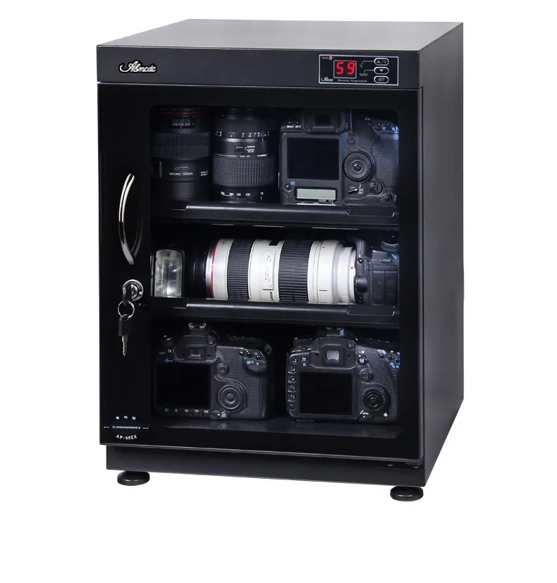 
65L electric dry dehumdification box for camera lens dehumidifier 