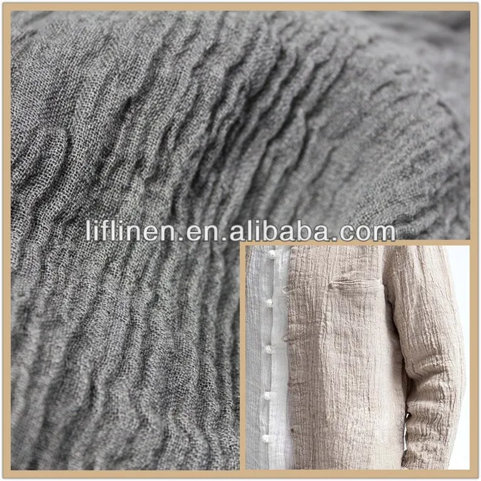 Crinkle Linen Wrinkle Fabric For Skirt Shirts Blouse Buy Linen Wrinkle Fabric,Linen Fabric