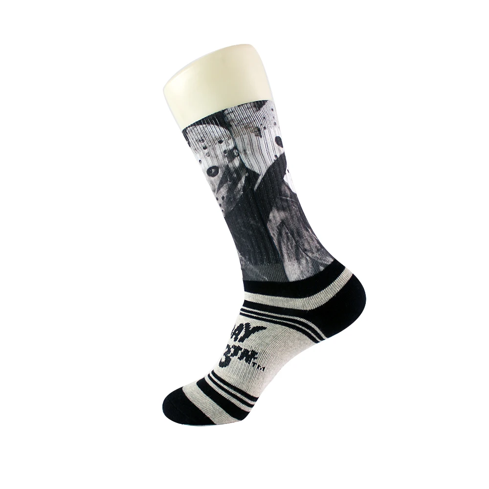 

custom sublimation polyester socks men, Custom color