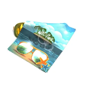 Image of Custom Logo Printed Jewelry Glasses Microfiber Cleaning Cloth