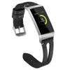 Head Layer Cowhide Leather Open Printed Band Strap For Fitbit Charge 3,Small/Large Size For Different Wrist Sizes
