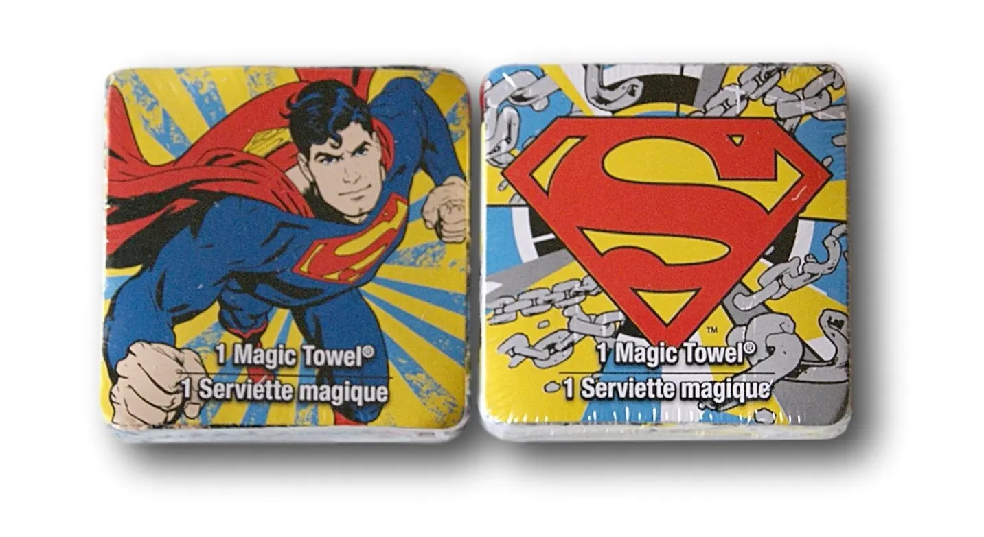 Superman Hooded Towel Wrap DC Comics Man of Steel Superhero Cape Style Cotton Bath Wrap for Kids