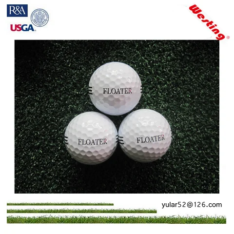 
Blank floating golf range ball white lake golf ball 