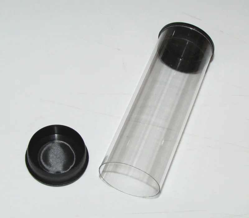 Plastic Clear Storage Tube Clear Plastic Cylinder Tube With Lid Clear Plastic Tube Packaging