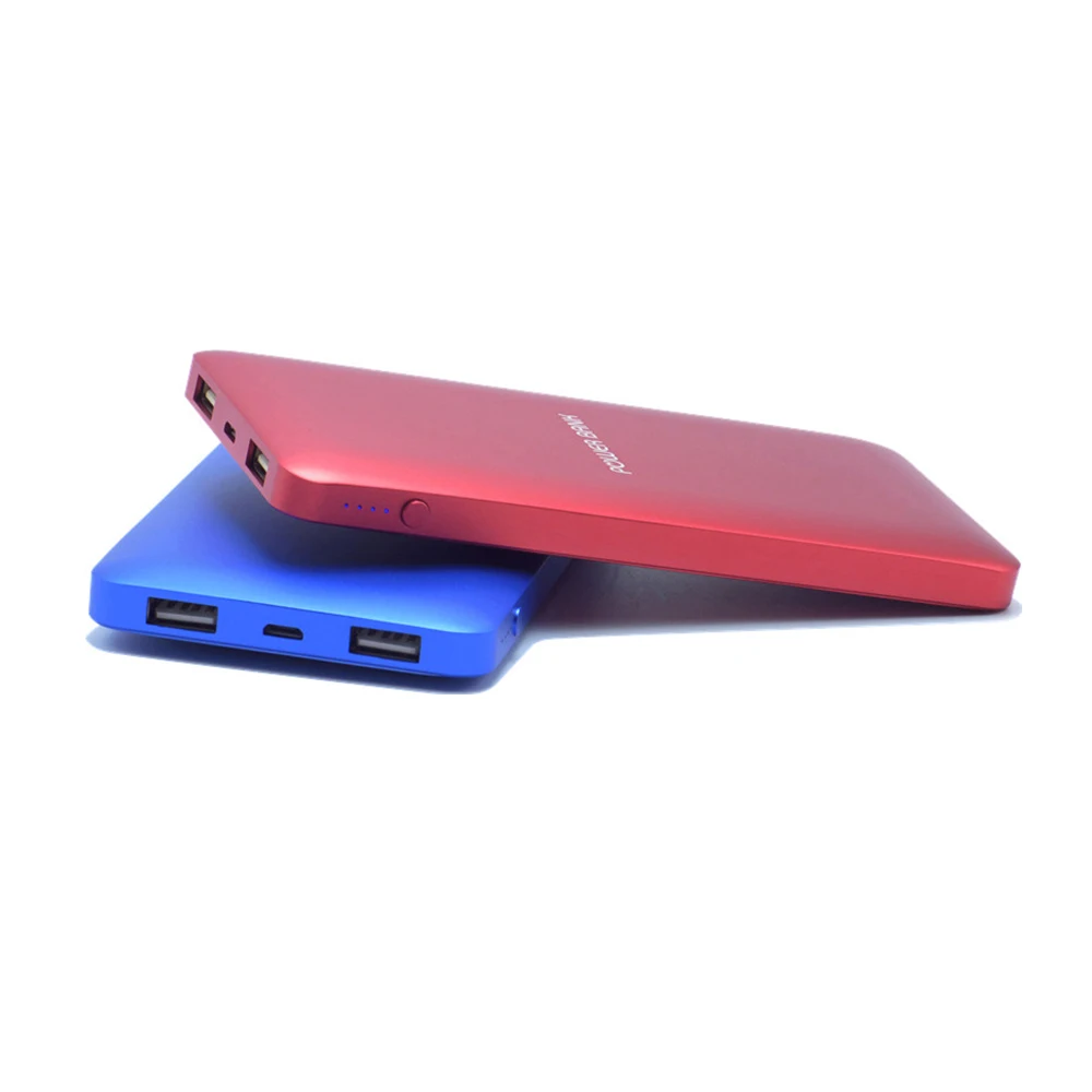 

Outdoor Portable USB Charger Power Bank 10000mAh Mobile Power Supply for Android samsung apple Smart Phones, Black, silver, gray