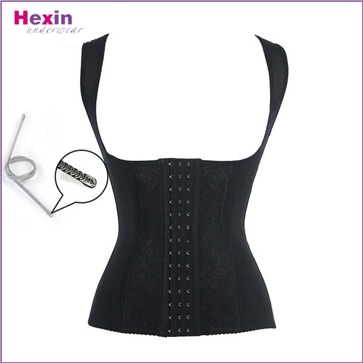

Vest Design Waist Cincher Waist Trainer Corset with Three Rows of Hooks