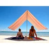 Blue and White Strip Sun Shelter Camping Outdoor Camping Beach Tent