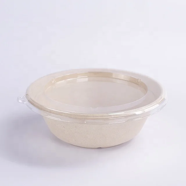 biodegraddable bagasse salad bowl 32oz
