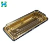 Custom Disposable Fast Food Container PS Plastic Sushi Takeaway Box Container