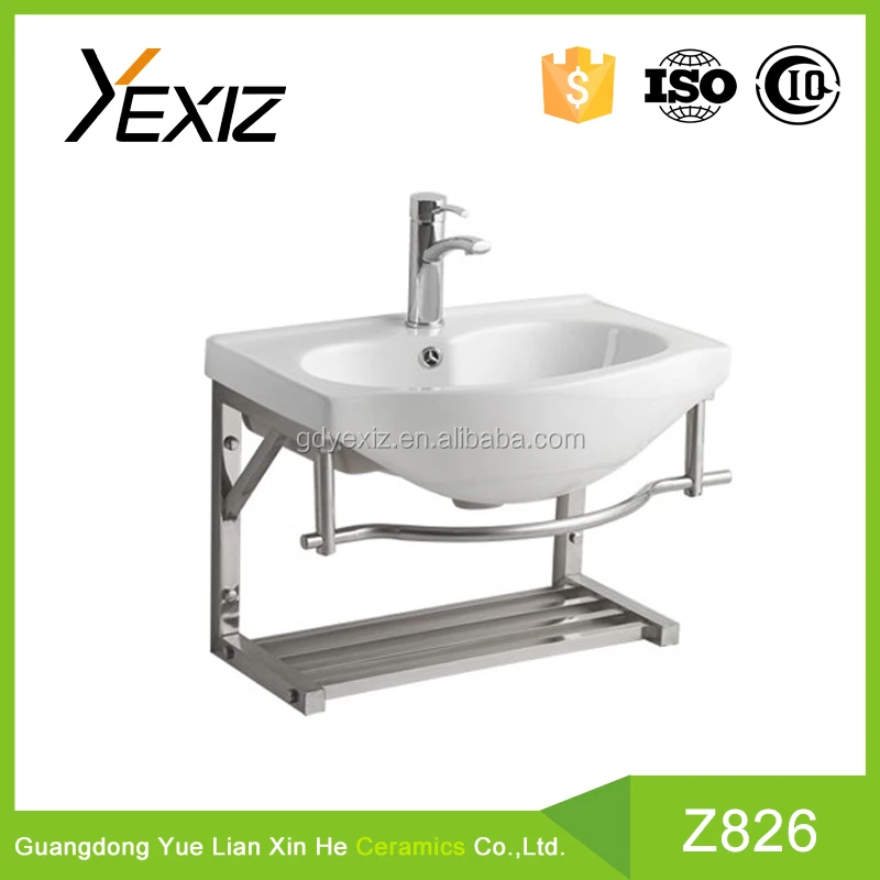 
Z303 chaozhou sanitary ware toilet triangle ceramic sink with stand 