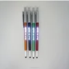 Wholesale Promotional ball point plastic logo shine pen with cheapest price and high quality made in China for give away