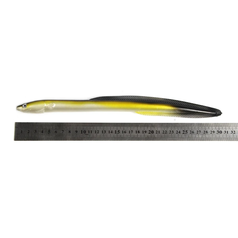 Low Profit 58g30cm Big Eel Bait Black Soft Plastic Bait Lifelike Eel Fishing Lure Buy Eel