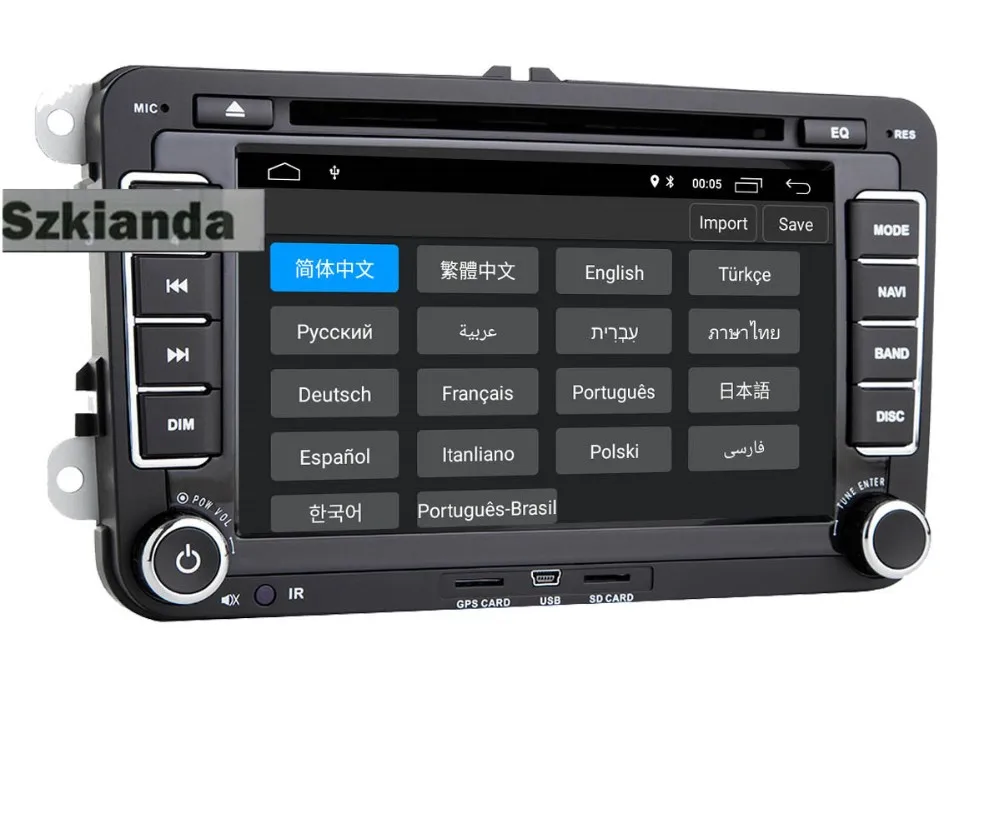 Discount 7" IPS Touch Screen Android 9.0 Car dvd player for Volkswagen Passat B5 Golf MK5 B6 B7 Tiguan Wifi 3G GPS Bluetooth Radio 11