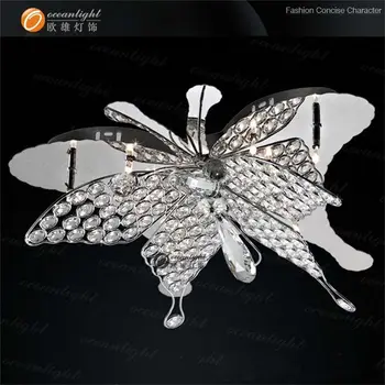 High Quality Butterfly Modern Ceiling Light Fixture Om8920 14c1 Buy Modern Hanging Light Fixtures Drop Ceiling Light Fixture Movable Ceiling Light