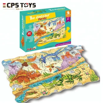 puzzle dinosaur paper 45pcs jigsaw diy larger