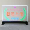 40*25cm neon flashing colorful customized sign led message writing board for shop store bar restaurant