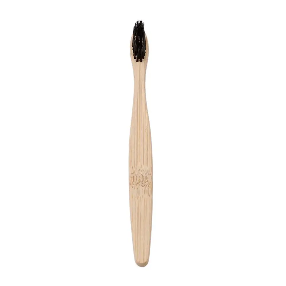 

wholesale bamboo charcoal hotel toothbrush with custom logo, Nature color