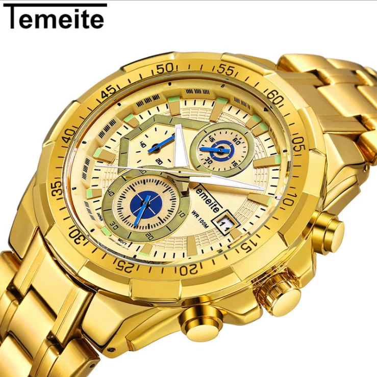 

TEMEITE Men's Sports Watch Multi-function Waterproof Quartz Watch Factory Direct, Colourful